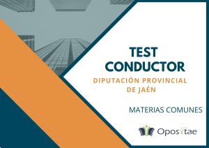 Test materias comunes Conductor. Diputación Provincial de Jaén