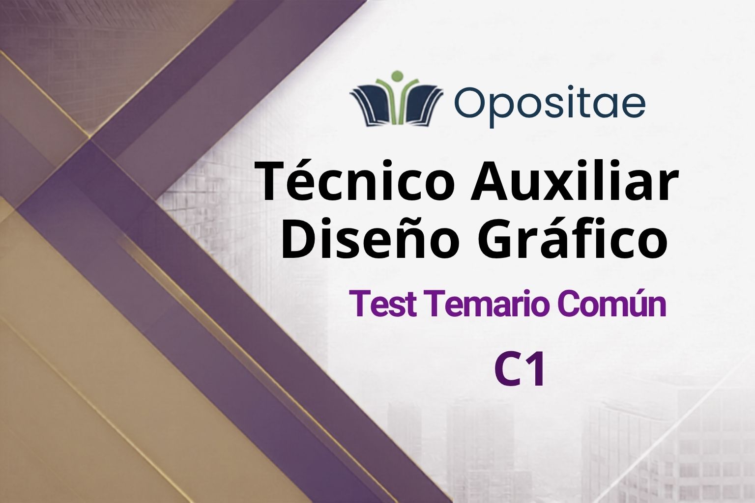 Test Temario Común C1 Técnico Auxiliar en Diseño Gráfico